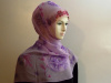 Light purple  simple shawl 49
