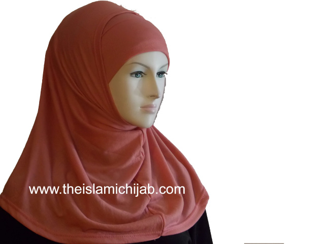 plain Al-Amira hijab18 Watermelon 1