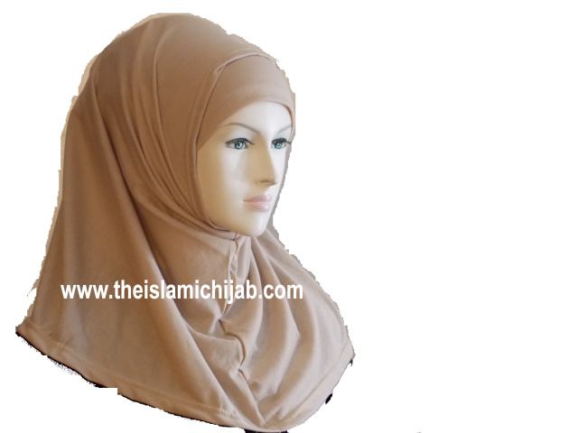 Camel color plain Al -Amira hijab 23 