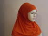 Dark Orange plain Al-Amira hijab19