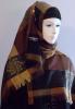 Black & Brown pashmina shawl 103 