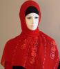 Bright Red Shawl 95 