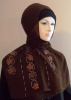 Dark Chocolate color Shawl 93